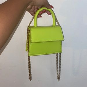 Neon Green Mini Bag